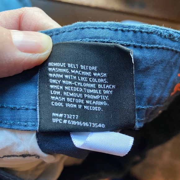 Young man’s blue cargo shorts by Urban Pipeline. - Picture 8 of 12